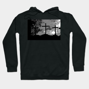 Three Crosses of Calvary Hoodie